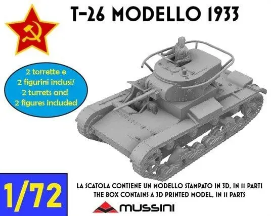 1/72 Scale Model Kit - Tank