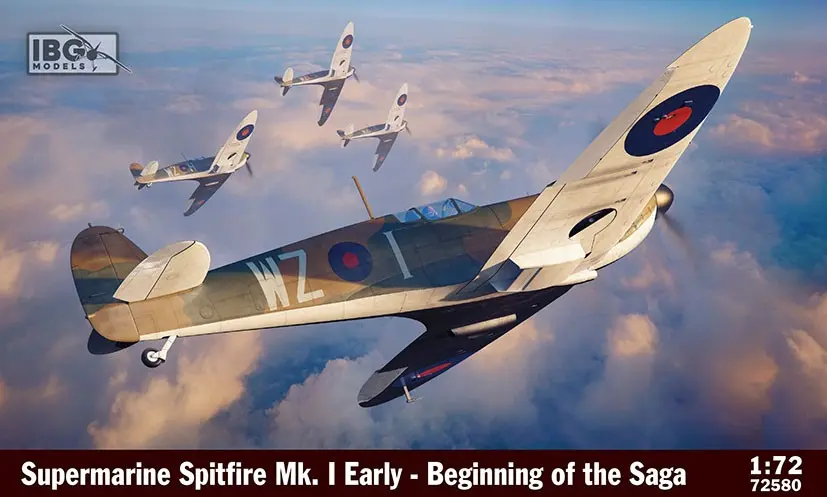 1/72 Scale Model Kit - Fighter aircraft model kits / Supermarine Spitfire