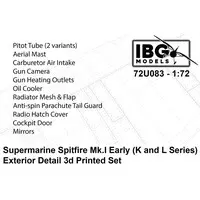 1/72 Scale Model Kit - Detail-Up Parts / Supermarine Spitfire