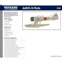 Weekend edition - 1/48 Scale Model Kit - Fighter aircraft model kits / Mitsubishi A6M Zero