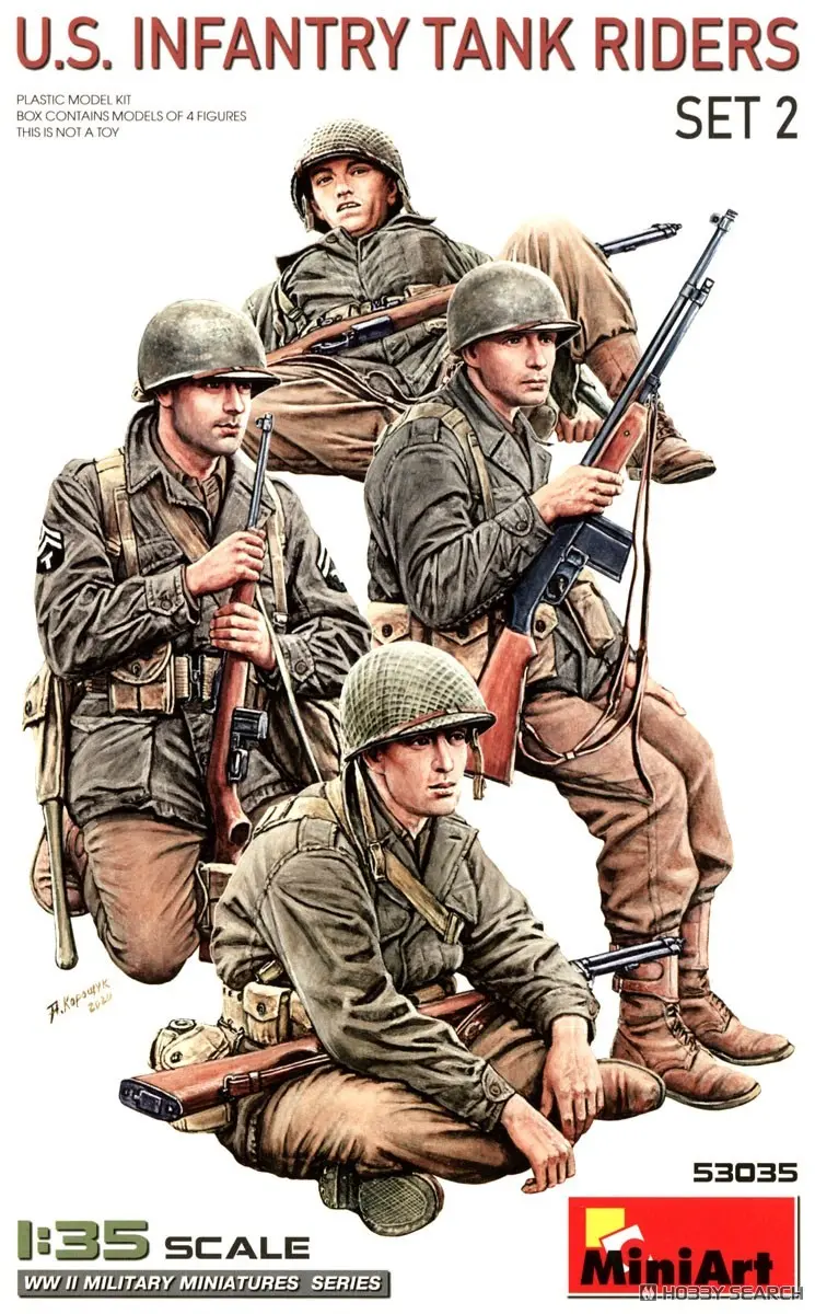 1/35 Scale Model Kit - People/Animals / Tank Crew