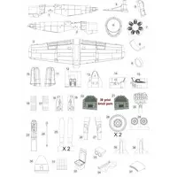 1/48 Scale Model Kit - Fighter aircraft model kits