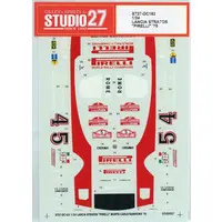 1/24 Scale Model Kit (1/24 LANCIA STRATOS PIRELLI ’78 デカール [ST27-DC163])