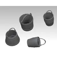 1/35 Scale Model Kit (汎用 木製バケツセット (4個入) (プラモデル))