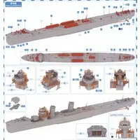 1/350 Scale Model Kit - Warship plastic model kit / Japanese destroyer Mutsuki