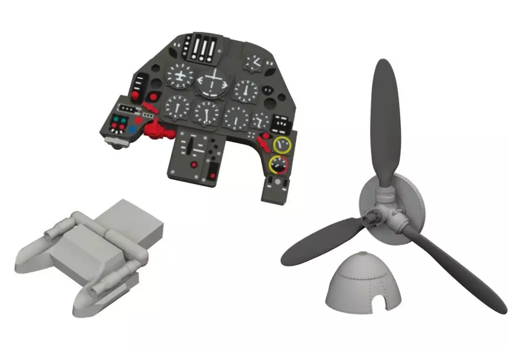 1/72 Scale Model Kit - Grade Up Parts / Messerschmitt Bf 109