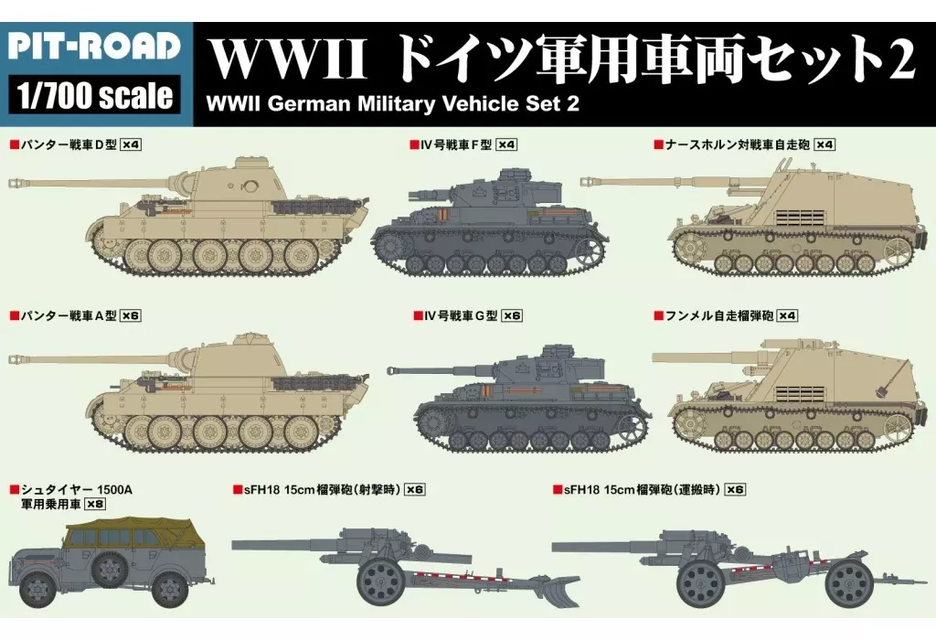 1/700 Scale Model Kit - Self-propelled artillery