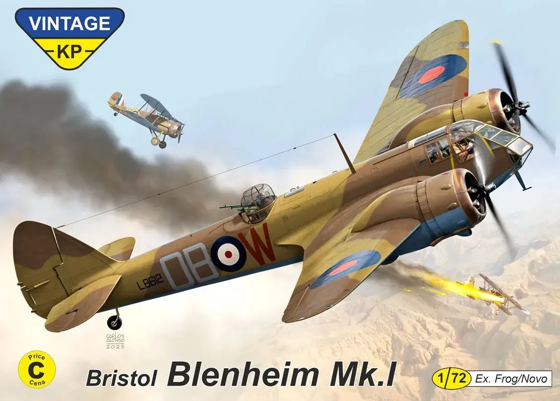 1/72 Scale Model Kit - Fighter aircraft model kits / Bristol Blenheim