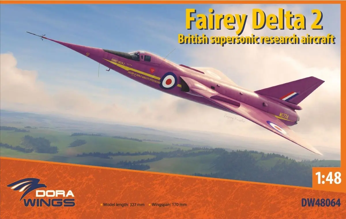 1/48 Scale Model Kit - Fighter aircraft model kits / Fairey Delta 2