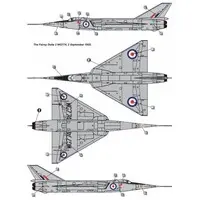 1/48 Scale Model Kit - Fighter aircraft model kits / Fairey Delta 2
