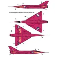 1/48 Scale Model Kit - Fighter aircraft model kits / Fairey Delta 2