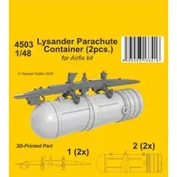 1/48 Scale Model Kit (ウェストランド ライサンダー パラシュートコンテナ (2個入) (エアフィックス用) (プラモデル))