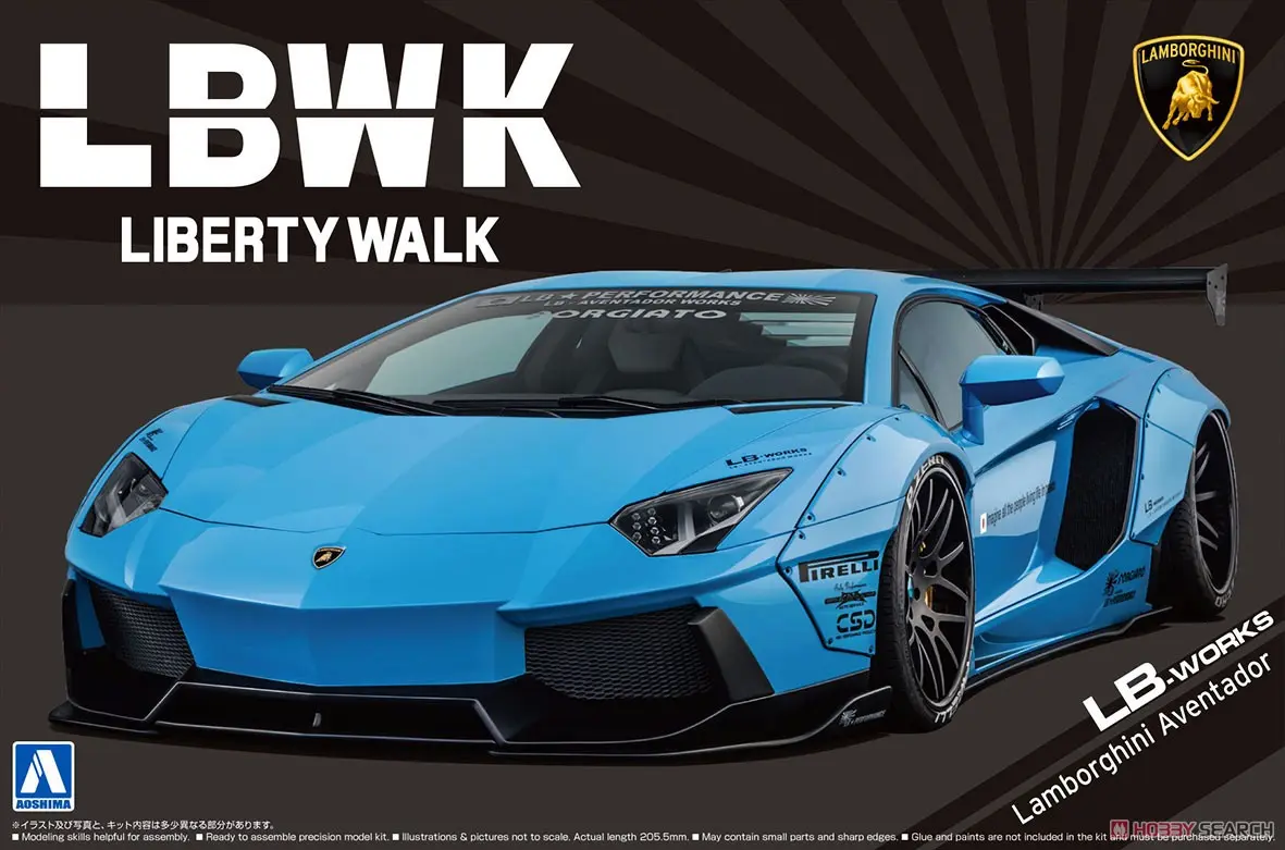 1/24 Scale Model Kit - Liberty Walk / Lamborghini Aventador