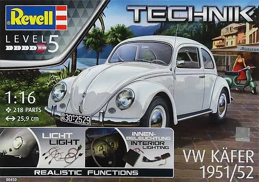 1/16 Scale Model Kit - Volkswagen / Volkswagen Beetle