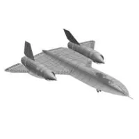 1/48 Scale Model Kit - Reconnaissance aircraft / SR-71 Blackbird