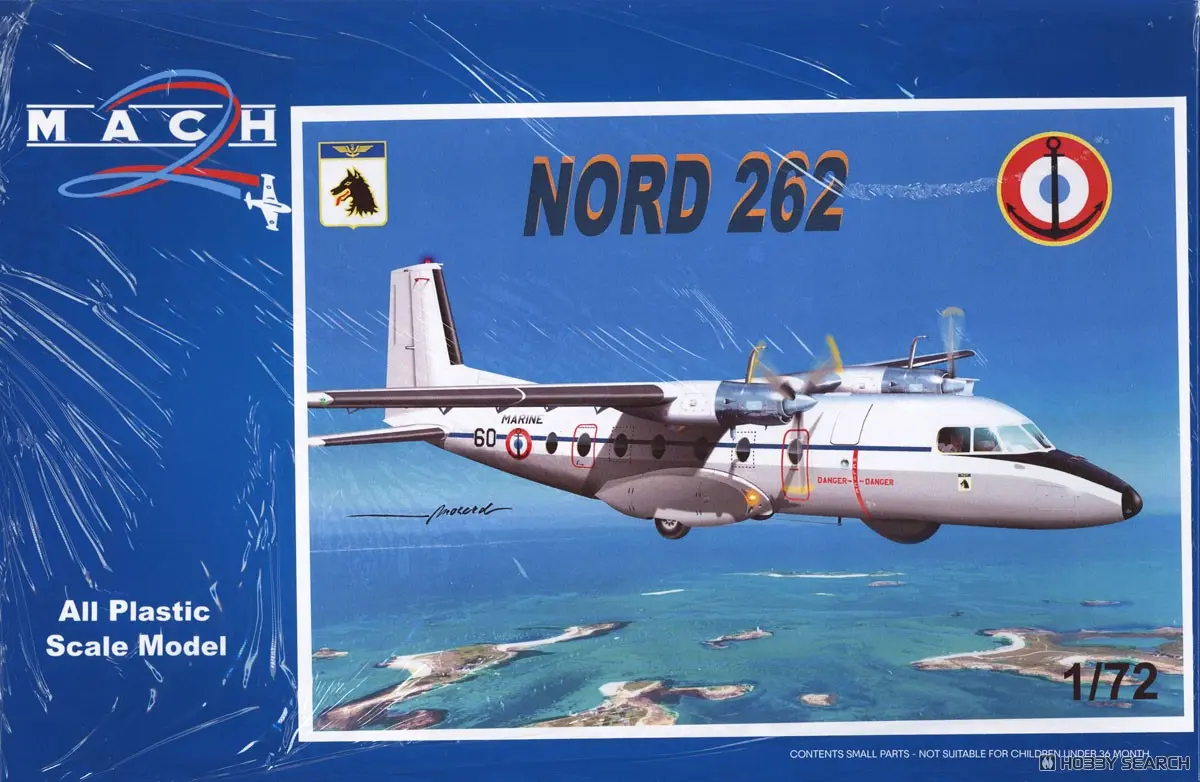 1/72 Scale Model Kit - Airliner / Nord 262