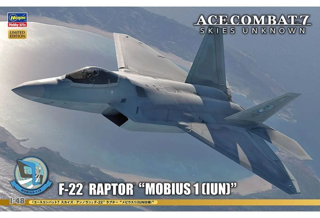 1/48 Scale Model Kit - Ace Combat 7: Skies Unknown / F-22 Raptor