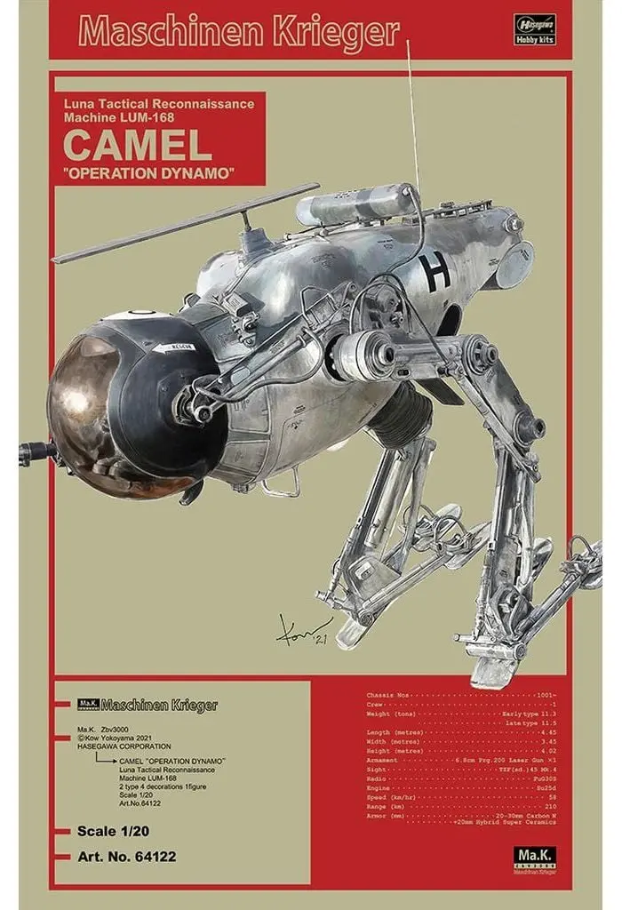 1/20 Scale Model Kit - Maschinen Krieger ZbV 3000