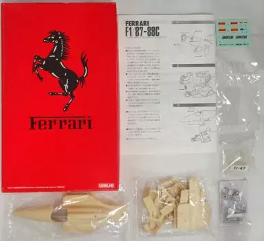 Plastic Model Parts - Garage Kit - Ferrari