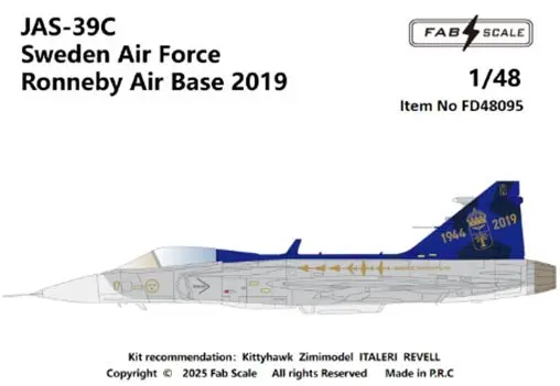 1/48 Scale Model Kit - Fighter aircraft model kits / Saab JAS 39 Gripen