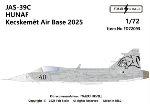 1/72 Scale Model Kit - Fighter aircraft model kits / Saab JAS 39 Gripen