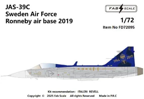 1/72 Scale Model Kit - Fighter aircraft model kits / Saab JAS 39 Gripen