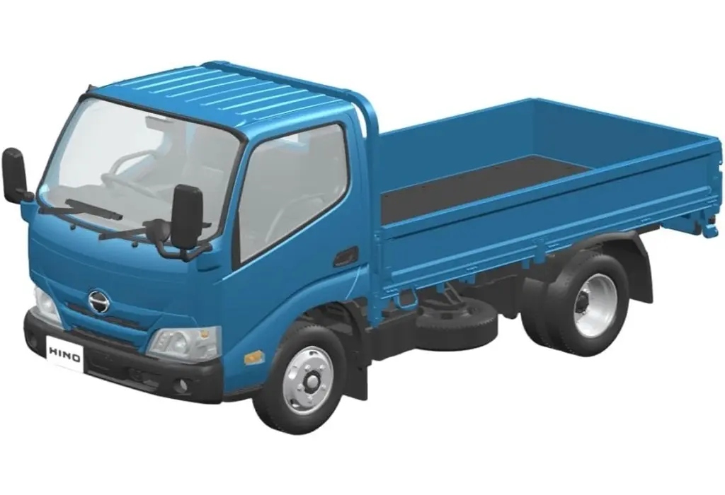 Hino Dutro(blue) Model Kit
