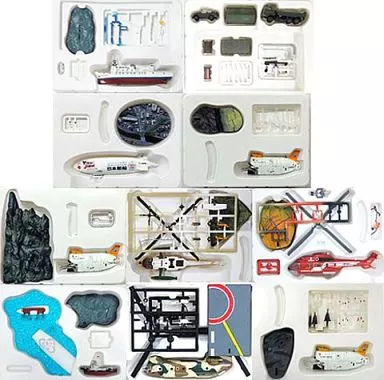 1/700 Scale Model Kit - 1/144 Scale Model Kit - Research vessel / Manned Research Submersible Shinkai 6500 & CH-47