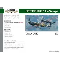 1/72 Scale Model Kit - Fighter aircraft model kits / Supermarine Spitfire