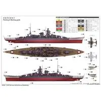 1/350 Scale Model Kit - Warship plastic model kit