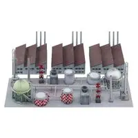 1/700 Scale Model Kit - Castle/Building/Scene