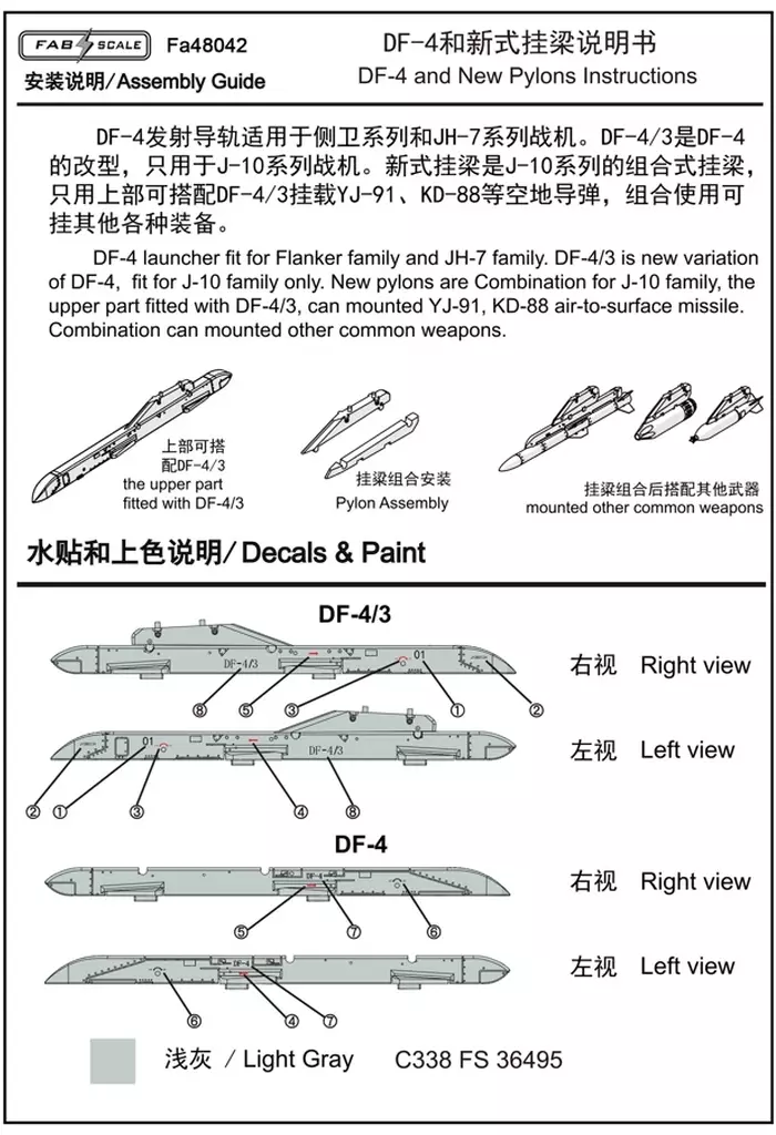 1/48 Scale Model Kit - Grade Up Parts