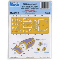1/48 Scale Model Kit - Detail-Up Parts / SIAI-Marchetti SF.260