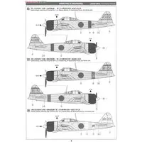 1/72 Scale Model Kit - WAR BIRD COLLECTION / Mitsubishi A6M Zero