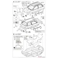 1/24 Scale Model Kit - Vehicle / Toyota Starlet