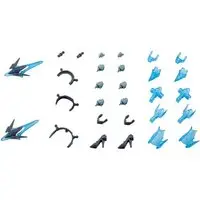 M.S.G Modeling Support Goods - MECHA SUPPLY34 HOLONIC HEADDRESS & HOLONIC HIGH HEELS GRAY Ver. Model Kit