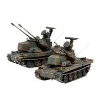 1/72 Scale Model Kit - Tank / Type 87 self-propelled anti-aircraft gun