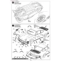 1/24 SCALE PORSCHE 911 TURBO '88 Model Kit