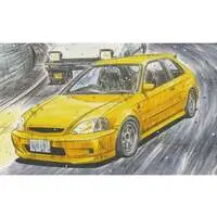 1/24 Scale Model Kit - Initial D / Honda Civic Type R