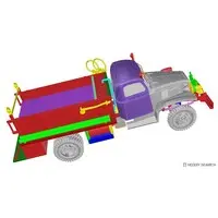 1/72 Scale Model Kit - Fire-Engine / Cargo Truck