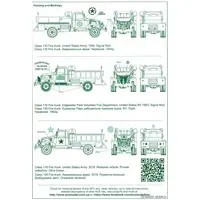 1/72 Scale Model Kit - Fire-Engine / Cargo Truck