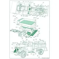 1/72 Scale Model Kit - Fire-Engine / Cargo Truck