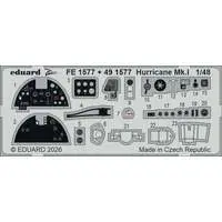 1/48 Scale Model Kit - Etching parts / Hawker Hurricane