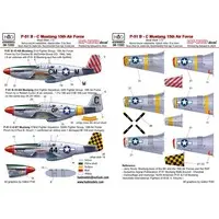 1/72 Scale Model Kit - Fighter aircraft model kits / North American P-51 Mustang