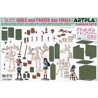 1/24 Scale Model Kit - GIRLS-und-PANZER / Takebe Saori & Isuzu Hana & Reizei Mako