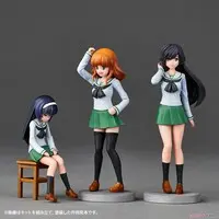 1/24 Scale Model Kit - GIRLS-und-PANZER / Takebe Saori & Isuzu Hana & Reizei Mako