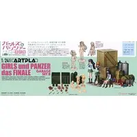 1/24 Scale Model Kit - GIRLS-und-PANZER / Takebe Saori & Isuzu Hana & Reizei Mako