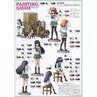 1/24 Scale Model Kit - GIRLS-und-PANZER / Takebe Saori & Isuzu Hana & Reizei Mako