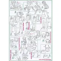 1/24 Scale Model Kit - GIRLS-und-PANZER / Takebe Saori & Isuzu Hana & Reizei Mako