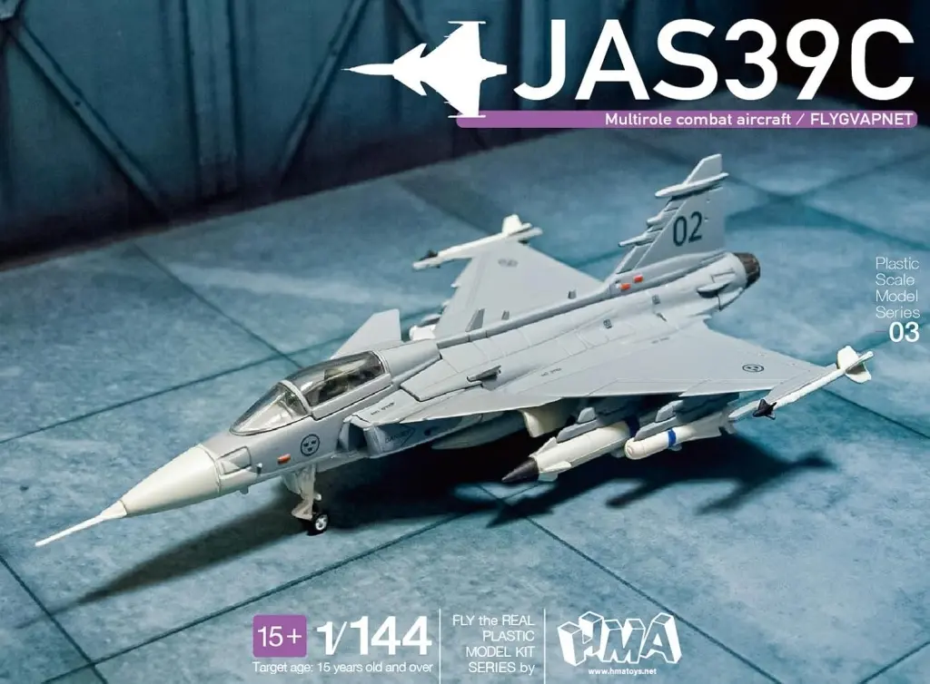 1/144 Scale Model Kit - Fighter aircraft model kits / Saab JAS 39 Gripen